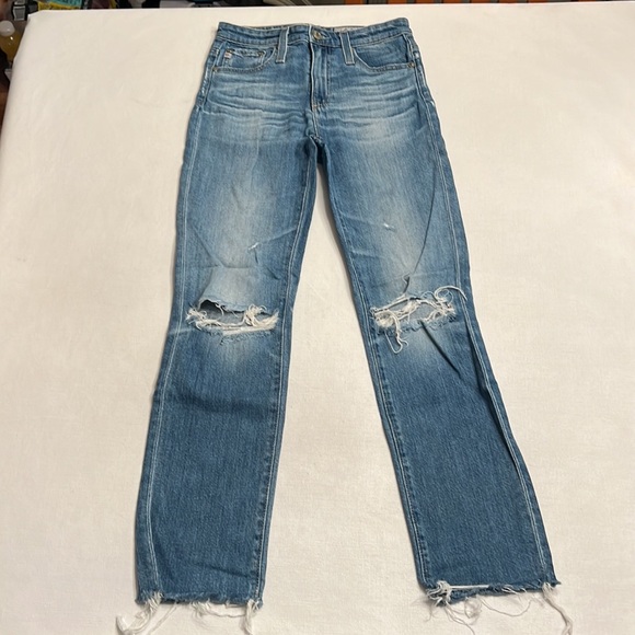 AG Adriano Goldschmied Isabelle High Rise Straight Crop - Picture 2 of 6